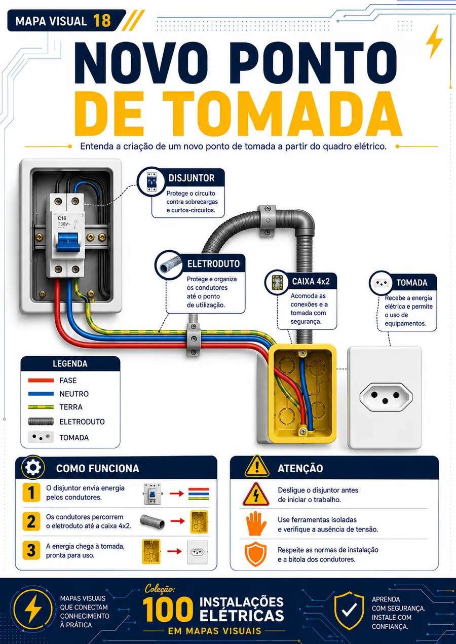 Circuito de iluminação externa
