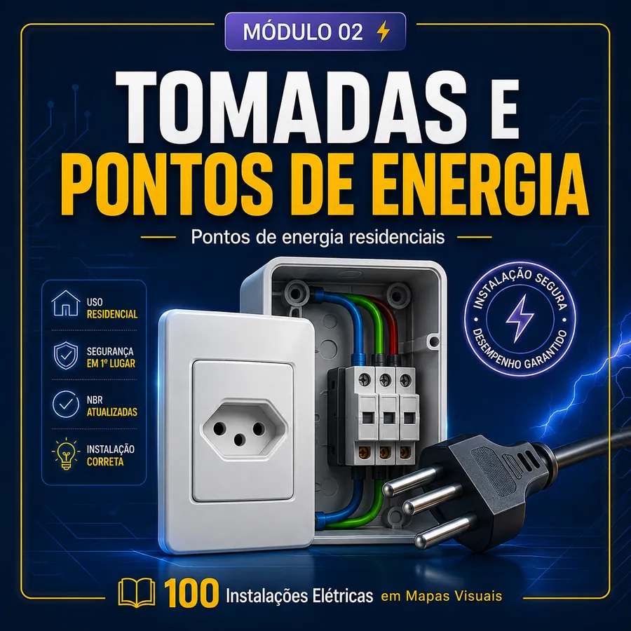 Tomadas e Pontos de Energia